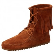 MINNETONKA 迷你唐卡 Tramper 女士流苏短靴