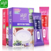 绿瘦 香草蓝莓膳食果蔬魔芋纤维代餐粉 15袋*4盒
