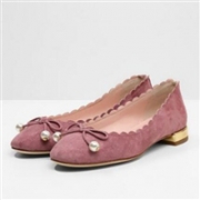 Kate Spade New York凯特丝蓓Murray女士真皮荷叶边单鞋