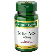 Nature's Bounty 叶酸 800毫克 250粒