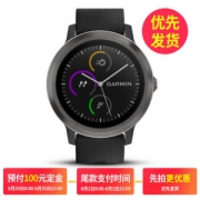 佳明 vivoactive3 多功能GPS智能NFC支付运动防水手表 pvd遂空黑版