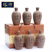 塔牌 绍兴黄酒 半干型2009年冬酿花雕酒 500ml*6瓶*2箱