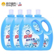 白猫 高效洁净 清新花香洗衣液3kg （4瓶/箱）