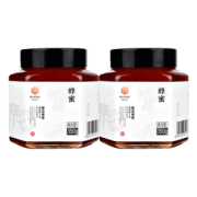 北京同仁堂 臻品系列 天然野生百花蜂蜜 350g*4瓶 波美度43°