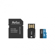 Netac 朗科 P500 64G Class10手机内存卡TF卡 套装
