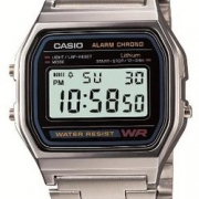 小众格调！CASIO 卡西欧 A158WA-1JF 男士电子手表