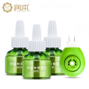 润本 电热蚊香液 3瓶+蚊香器