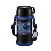 象印（ZOJIRUSHI）  吸管不锈钢保温杯 SC-ZT60-BA 600ml 黑色