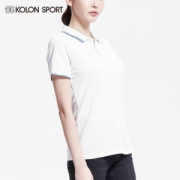 韩国户外第一品牌 可隆 Kolon Sport 女弹力速干Polo衫