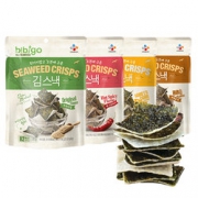 3.25元/袋！bibigo 必品阁 海苔米饼脆片 20g*4袋  13元（满减+用券）