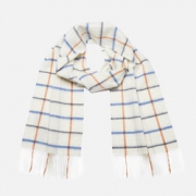 反季好价！Barbour COUNTRY TATTERSALL 女士格子围巾