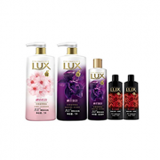 LUX 力士 沐浴乳套装(幽莲魅肤1L+樱沁恬韵1L+幽莲魅肤350ml+恒永慕爱100ml*2)