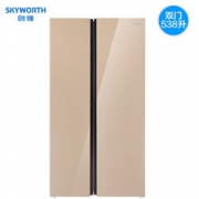 预售： Skyworth 创维 W53LGY 538L 对开门冰箱 2499元包邮（需101元定金）