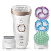 夏季脱毛/洁面搞起来！Braun 博朗 Silk Epil 9-9-961V 干湿两用脱毛器