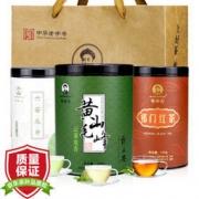 谢裕大 黄山毛峰+六安瓜片+祁门红茶 徽茶礼盒 250g