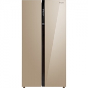美的(Midea)596升 对开门冰箱 智能双变频无霜 雷达感温 电冰箱 阳光米 BCD-596WKPZM(E)