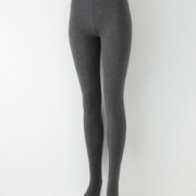 无印良品 MUJI 女式 棉混 弹力天竺踏脚裤