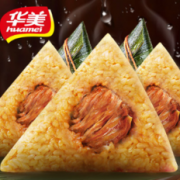 日期新鲜！华美 经典肉粽  1000g 24.8元包邮