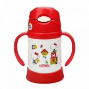 THERMOS膳魔师 儿童保温吸管杯凯蒂款250ML