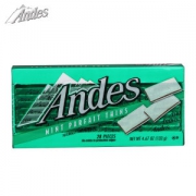 美国进口 安迪士 andes 双层薄荷夹心可可味糖 132g*2盒