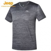 纳米微孔织造！JEEP 男士 户外速干运动T恤