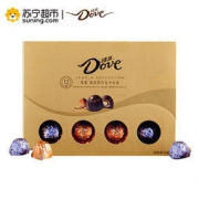 Dove 德芙 甄选黑巧克力礼盒装 140g +HERSHEY’S 好时 KISSES 巴旦木牛奶巧克力 82g*3件 +凑单品