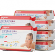 pigeon 贝亲 PL192 婴儿手口湿巾 70片装 6包 *3件 11 0元包邮（需用券，合36.6元/件）