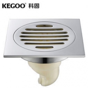 KEGOO 科固 B款K06009 全铜防臭地漏