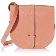 The Cambridge Satchel Company 女式 粒面皮马鞍包Saddle Bag SDLNA1177BBH10101 灰粉色