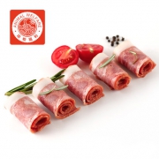 动物福利 雏牧香 培根肉卷/猪排组合套餐 830g