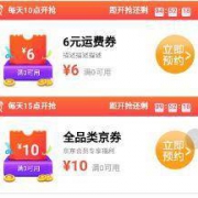 某东会员福利 每天10点/15点