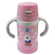 小白熊 09110 儿童不锈钢保温杯 260ml *3件