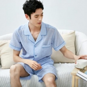 网易严选   男式泡泡纱空气睡衣 两色