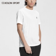 韩国户外第一品牌 可隆 Kolon Sport 纯色腋下网眼速干 男T恤