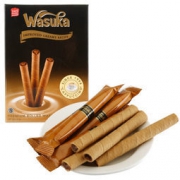 Wasuka 哇酥咔 爆浆威化卷 卡布奇诺味 240g *58件