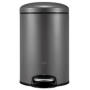EKO 9113TG 家用脚踏翻盖不锈钢垃圾筒 8L *2件