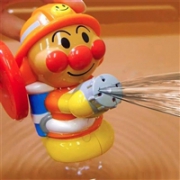 Anpanman  面包超人消防员喷戏水射水洗澡玩具 手摇水枪