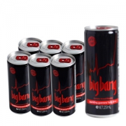 神价格 荷兰原装进口 bigbang 瓜拉纳复合果味饮料 250ml*6罐 唤醒精力解除疲劳