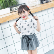 kebeally 女童夏季纯棉套装