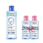 LOREAL欧莱雅 三合一卸妆水 深澈型250ml 赠倍润型95ml*2