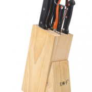 王麻子 DD27 仿角柄不锈钢刀具 七件套 *2件 +凑单品 99元包邮（双重优惠）