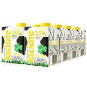 Laciate 兰雀 高温灭菌半脱脂牛奶 0.5L*8盒*3件+凑单品
