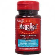 吴秀波代言 美产 MegaRed 高纯度南极磷虾油胶囊 45粒 通血管 强力调节三高