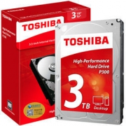 1日0点： TOSHIBA 东芝 P300系列 7200转 64M SATA3 台式机硬盘 3TB 64MB