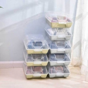 Quail 加厚防潮透明翻盖鞋盒 12个装 +凑单品