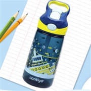 Contigo 康迪克 Striker系列 TCL-K007 儿童吸管杯 450ML 蓝色轮船*3个