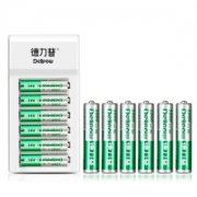 德力普 Delipow 充电电池套装 5号/7号镍氢电池各6节