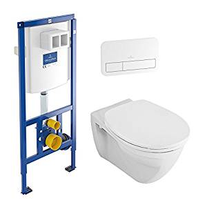 Villeroy & Boch 德国唯宝      挂墙式坐便器 隐藏式水箱 配cpuls釉面技术