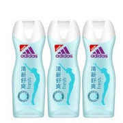 adidas 阿迪达斯 女士 清新舒爽沐浴露250ml*3