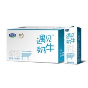 31日8点：JUNLEBAO 君乐宝 遇见奶牛纯牛奶（原味） 1*250ml*12 整箱装